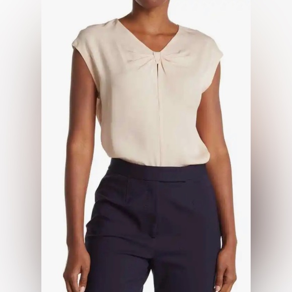 Rebecca Taylor Tops - REBECCA TAYLOR Natalie Silk Top Ivory Size S